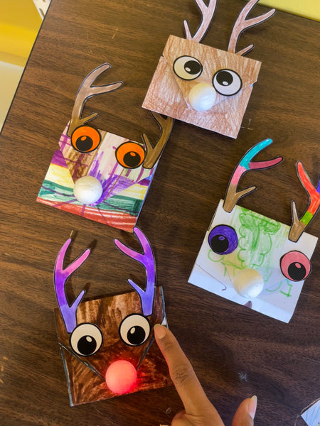 Winter Holiday DIY Light-Up Circuit Cards