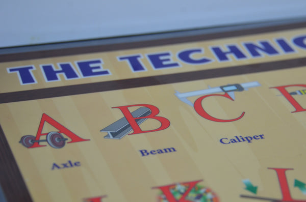 The Technical Alphabet - Placemat